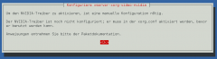 konfiguriere xserver-xorg-video-nvidia