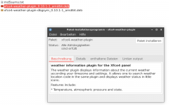 Xfce4-Weather-Plugin 0.10 unter Debian 9 Stretch