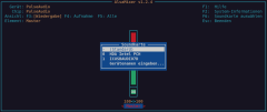 alsamixer - Soundkartenauswahl