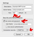 Thunderbird SMTP